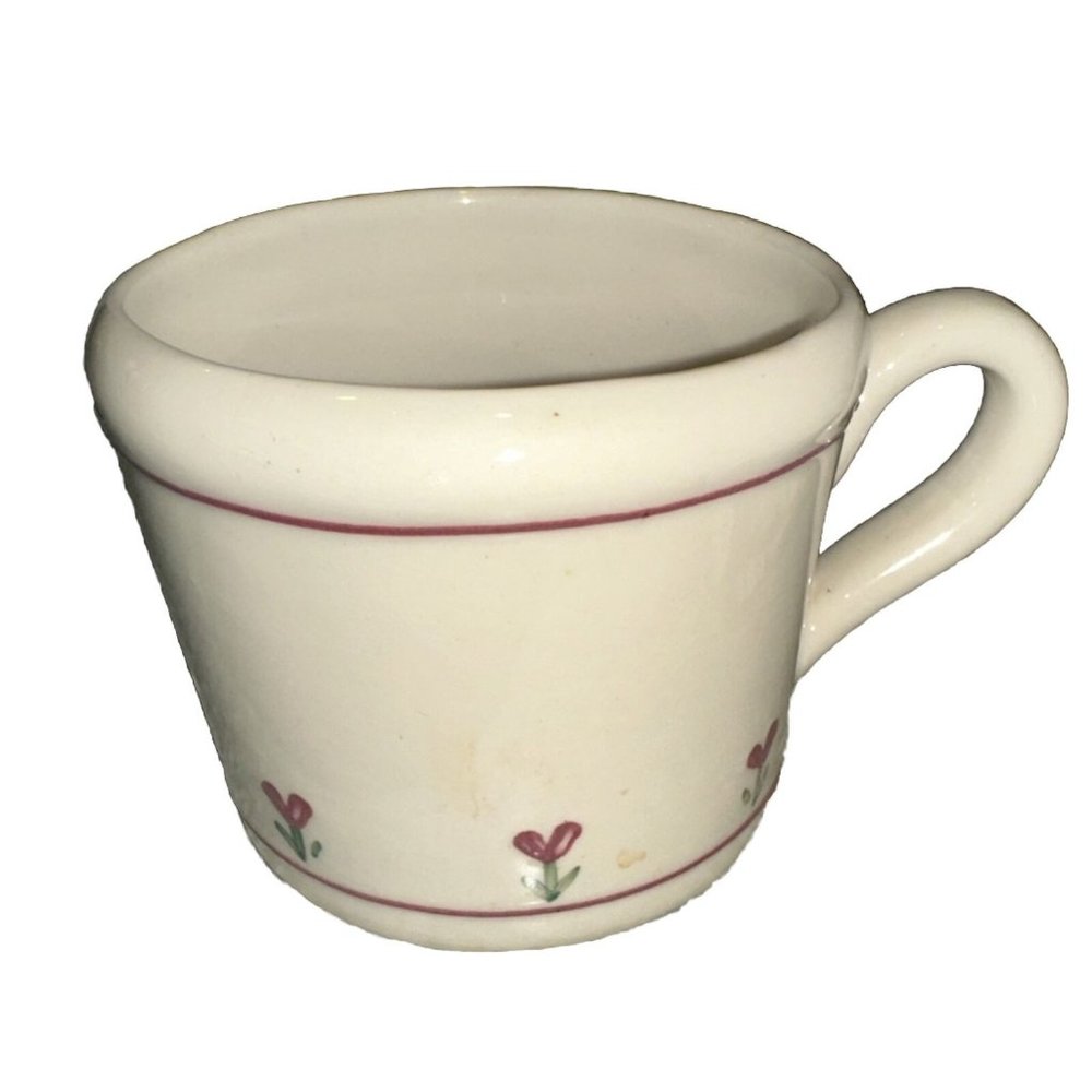 Hartstone Hand Painted Poseys Coffee Tea Mug Circa 1970’s Hot Cocoa